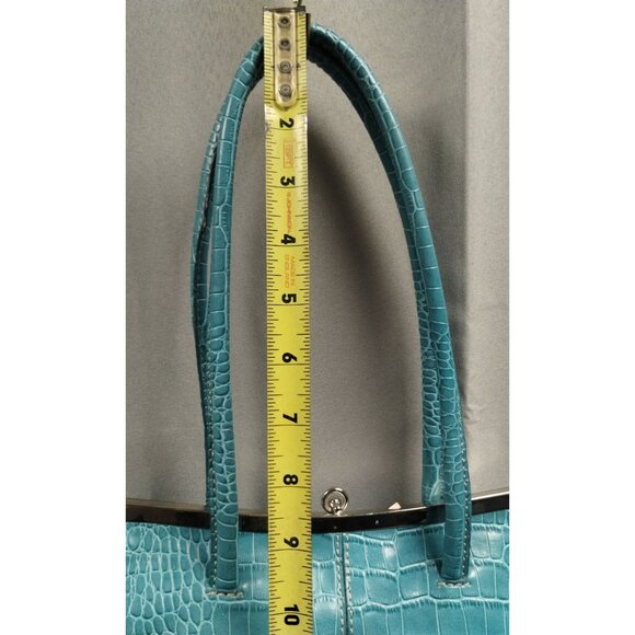 Nine West Women's Teal Purse/Handbag/Shoulder Bag SKU 2623 - Picture 4 of 11